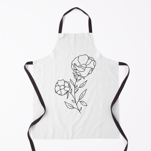 Item preview, Minimalist floral poppy design designed and sold by Holly-berry-art.