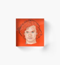 Coquelicot Acrylic Block