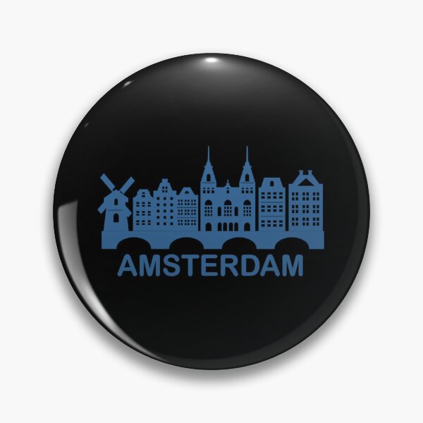 Artikelvorschau, Amsterdam, Skyline von Amsterdam, Amsterdam City, Amsterdam Niederlande, City Classic. entworfen und verkauft von alianotdtott.
