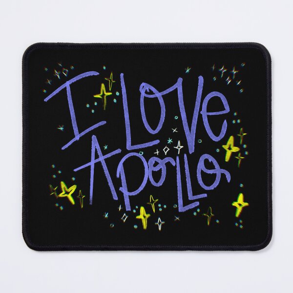 Item preview, I LOVE APOLLO CUSTOM NAME PURPLE designed and sold by GIVENGRACE.ART.