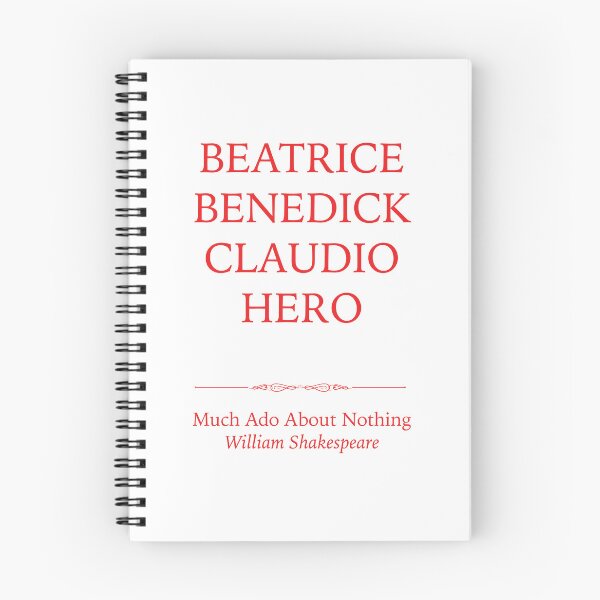 Item preview, Much Ado About Nothing Characters designed and sold by ThatsNovelGifts.