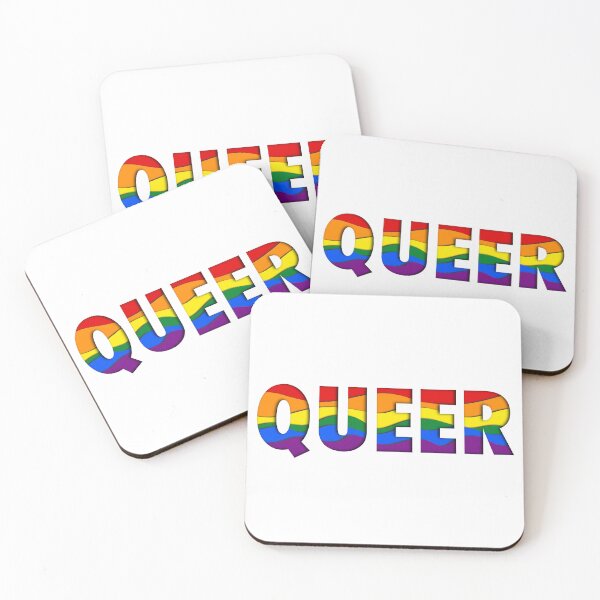 Artikelvorschau, Scherenschnitt Queer entworfen und verkauft von JustGottaDraw.