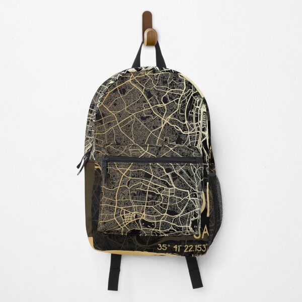 Item preview, TOKYO JAPAN MAP MONOCHROME GOLD designed and sold by lukas69graphic.