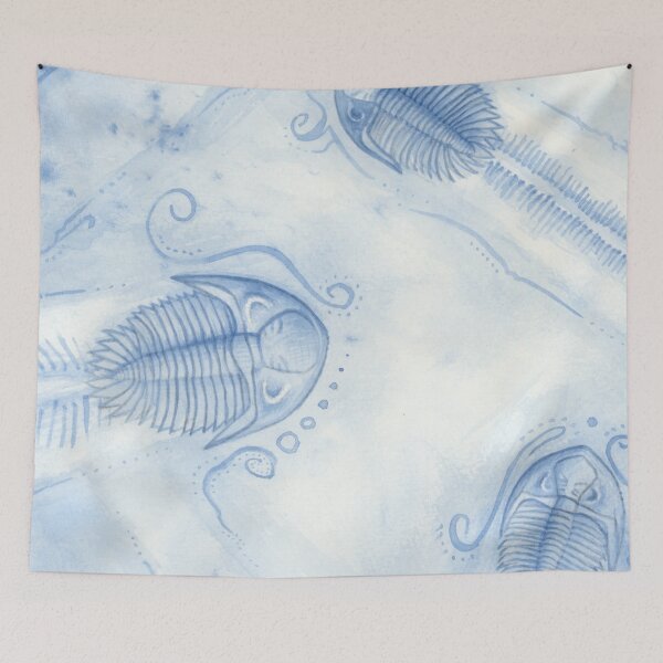 Item preview, Devonian Blues: Trilobites designed and sold by Bart Castle.