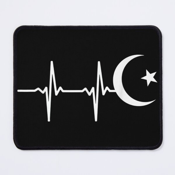 Item preview, Muslim heartbeats, Ramadan Kareem moon Crescent Eid designed and sold by zacben.