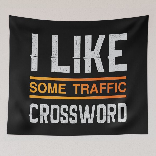 Item preview, I love resolve some traffic crossword -  crossword gift ideas designed and sold by Desibeau.