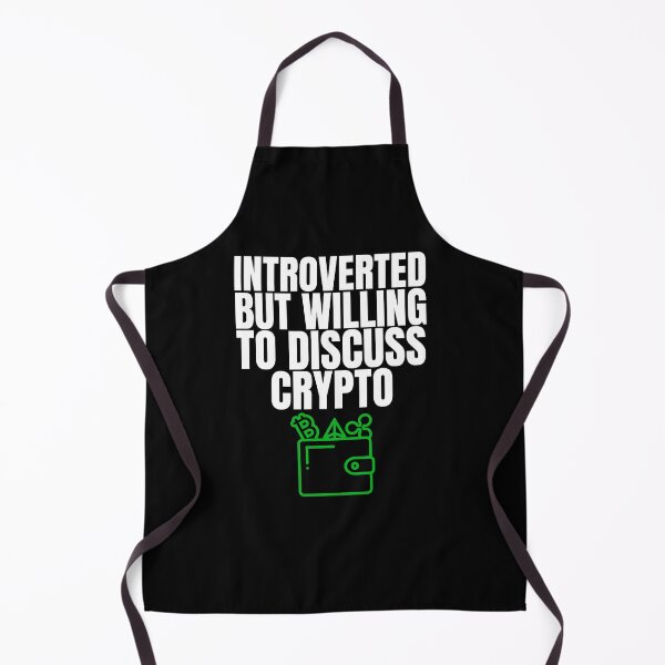 Item preview, Introverted but Willing to discuss crypto designed and sold by WaguinhoTex.