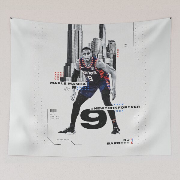 Item preview, RJ Barrett 9 " The Maple Mamba " designed and sold by HazlettTLH.