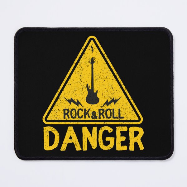 Item preview, DANGER ROCK & ROLL - GUITAR designed and sold by AreaStickers.