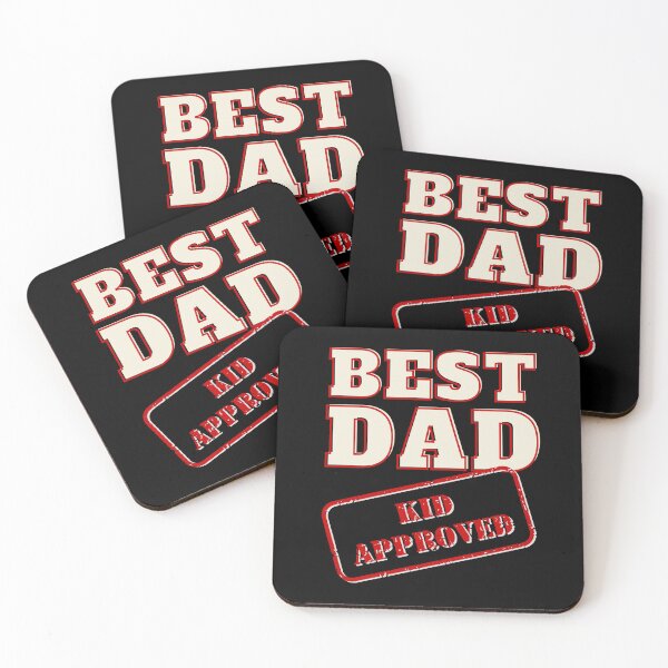 Item preview, Best dad kid approved, cute and funny gift for fathers. Happy Father’s Day with love. designed and sold by WhaleSharkShop.