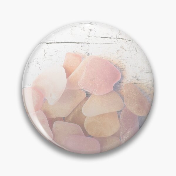 Item preview, Pale Coastal Décor Sea Glass Light Pink Beach Glass Pieces (Photo) 3 of 8 designed and sold by Beachy.