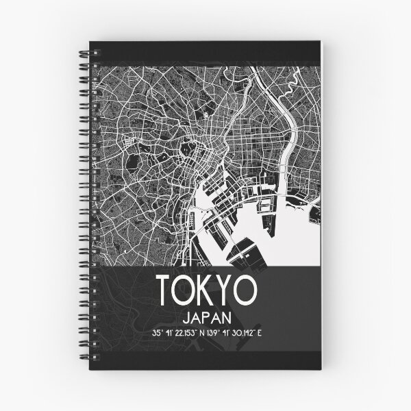 Item preview, TOKYO JAPAN MAP MONOCHROME MODERN BLACK designed and sold by lukas69graphic.
