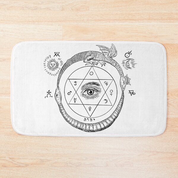 Item preview, Occult ouroboros design   designed and sold by Spicysadnessgal.
