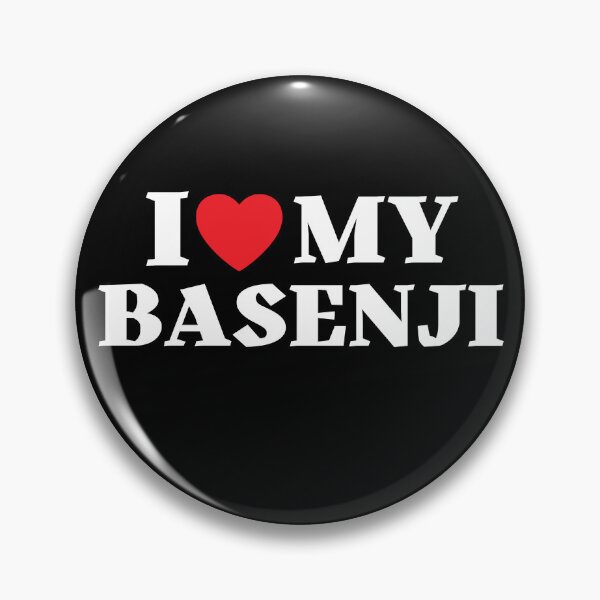 Item preview, I Love My Basenji designed and sold by leafsquare.