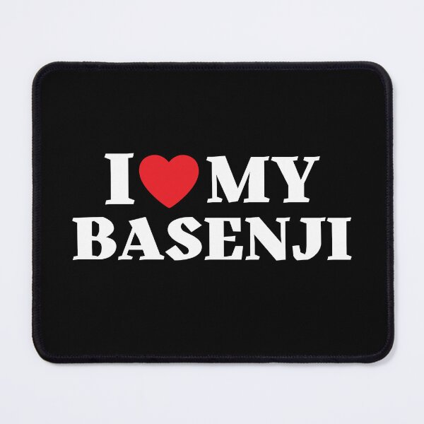 Item preview, I Love My Basenji designed and sold by leafsquare.