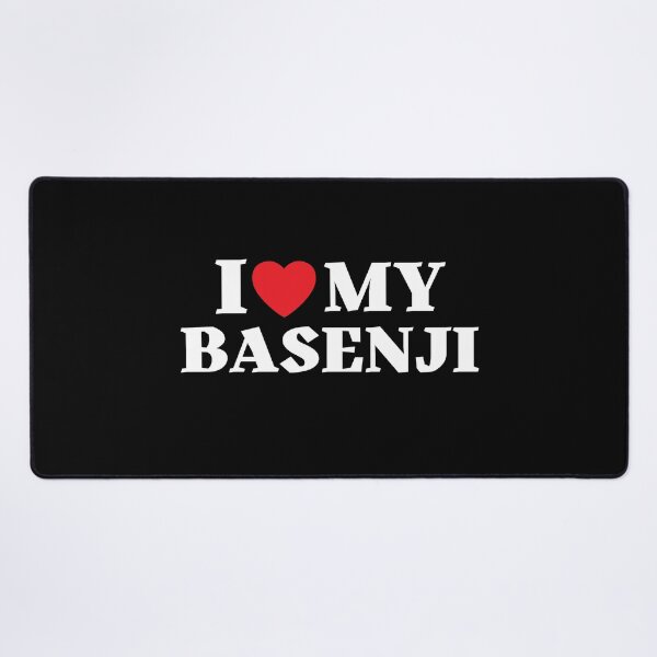 Item preview, I Love My Basenji designed and sold by leafsquare.