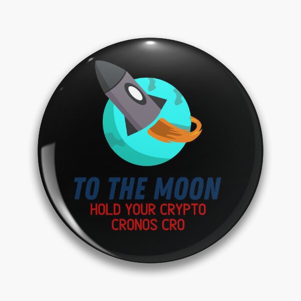 Item preview, To the moon hold your Cronos CRO crypto  designed and sold by WaguinhoTex.