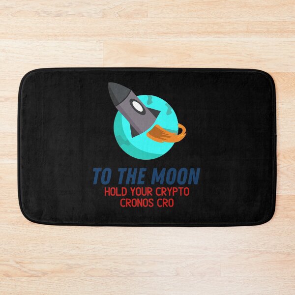 Item preview, To the moon hold your Cronos CRO crypto  designed and sold by WaguinhoTex.