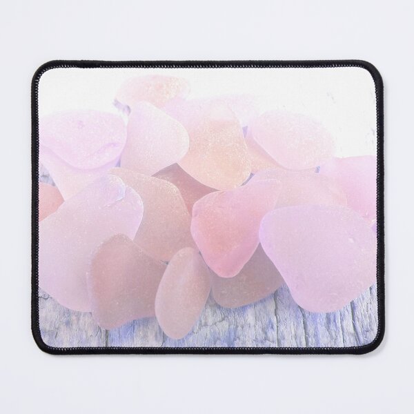 Item preview, Pale Coastal Décor Sea Glass Light Pink Beach Glass Pieces (Photo) 4 of 8 designed and sold by Beachy.