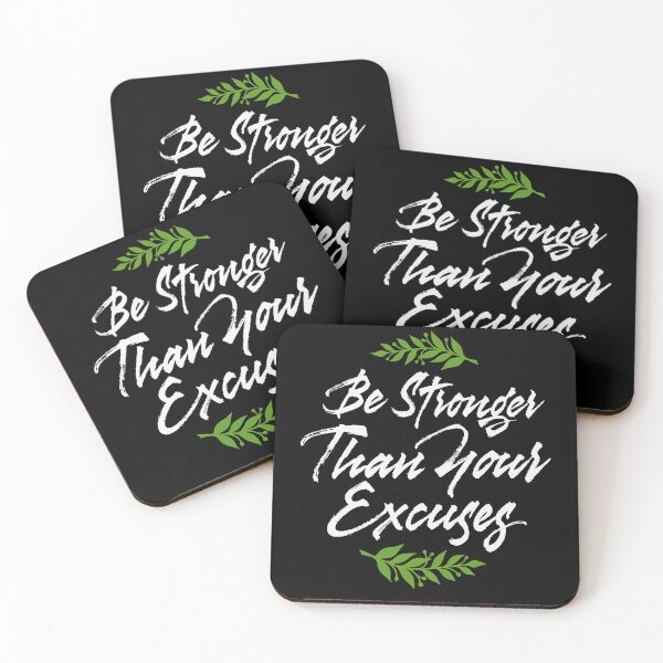 Item preview, Be Stronger Than Your Excuses designed and sold by Zagach Letters.