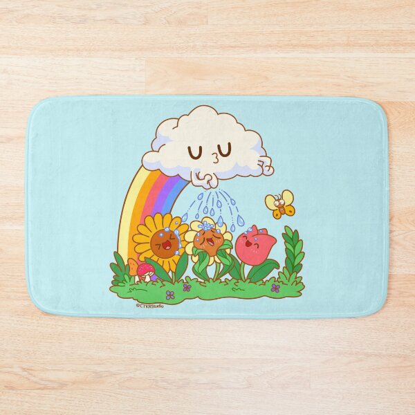 Item preview, Cloud Peeing on Flowers designed and sold by ctkrstudio.