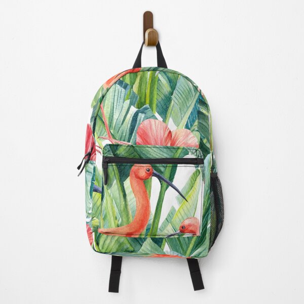 Item preview, ' Flamingos in Botanics ' designed and sold by MARYMAXMAC.