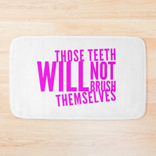 Item preview, Those Teeth- Bathroom Design designed and sold by MerciMe.