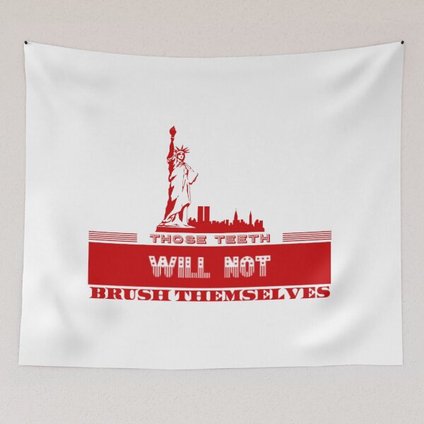 Item preview, Those Teeth- Bathroom Design Red designed and sold by MerciMe.