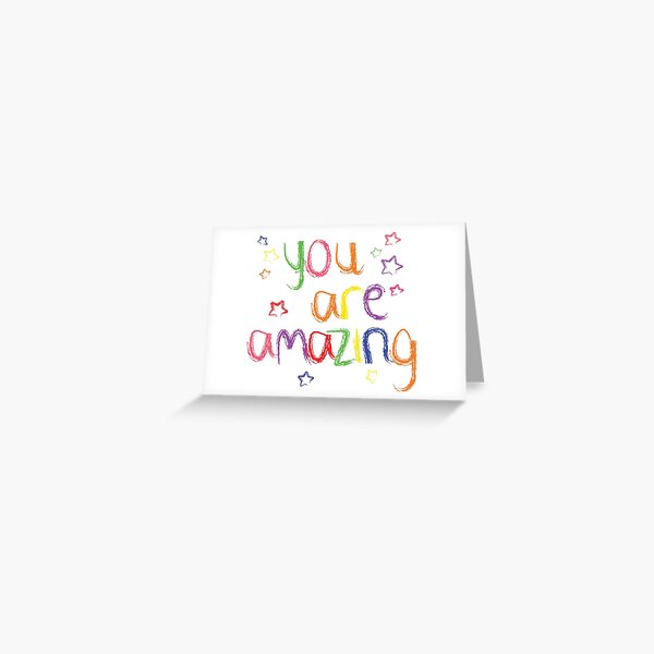 Item preview, You are Amazing designed and sold by crayonista.