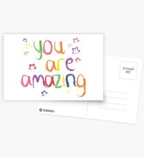 You are Amazing Postcards