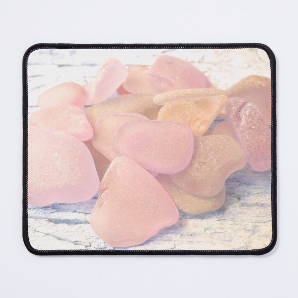 Item preview, Pale Coastal Décor Sea Glass Light Pink Beach Glass Pieces (Photo) 7 of 8 designed and sold by Beachy.