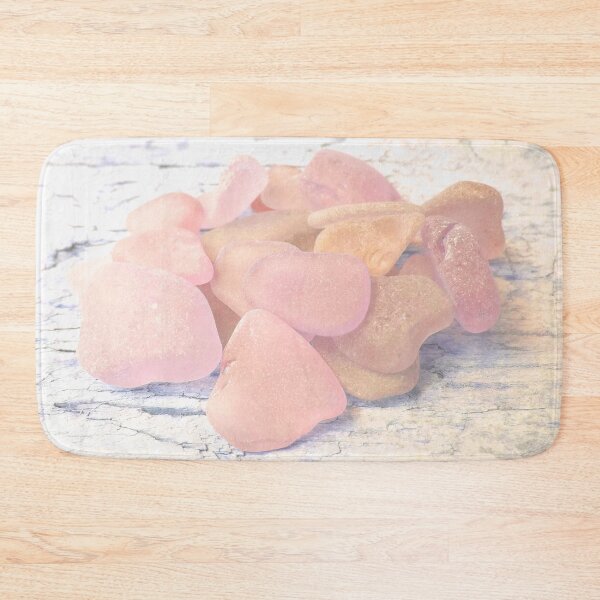 Item preview, Pale Coastal Décor Sea Glass Light Pink Beach Glass Pieces (Photo) 7 of 8 designed and sold by Beachy.