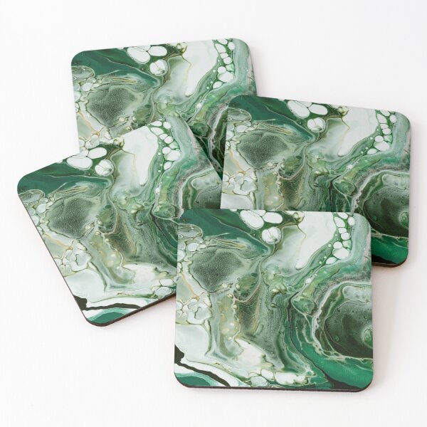 Item preview, Green Abstract Liquid Art  designed and sold by Tshirtstory.