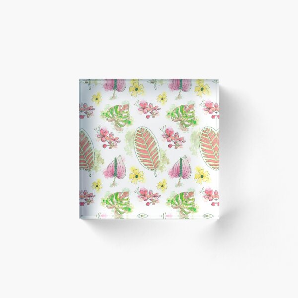 Item preview, Tropical Botanical Plant and Flower Pattern designed and sold by courtneysummer.