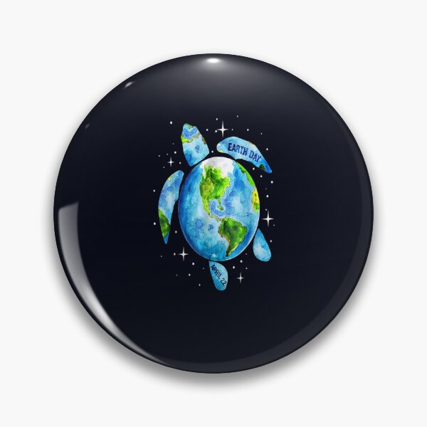 Item preview, Earth Day 2022 Restore Earth Sea Turtle Art Save the Planet designed and sold by DeannaMarks.