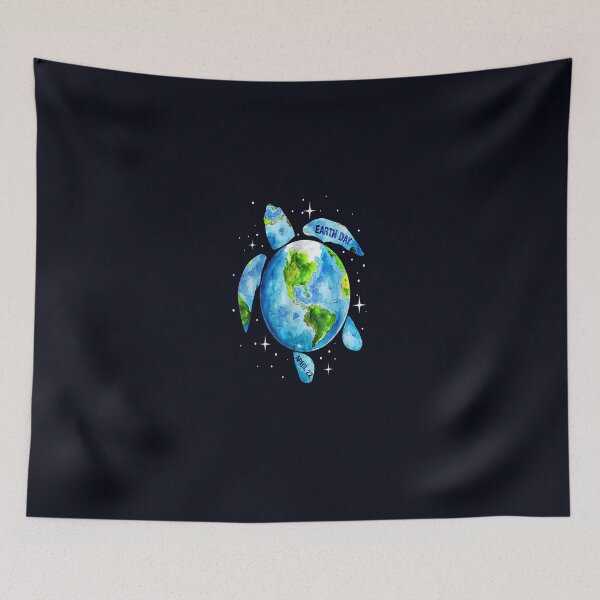 Item preview, Earth Day 2022 Restore Earth Sea Turtle Art Save the Planet designed and sold by DeannaMarks.