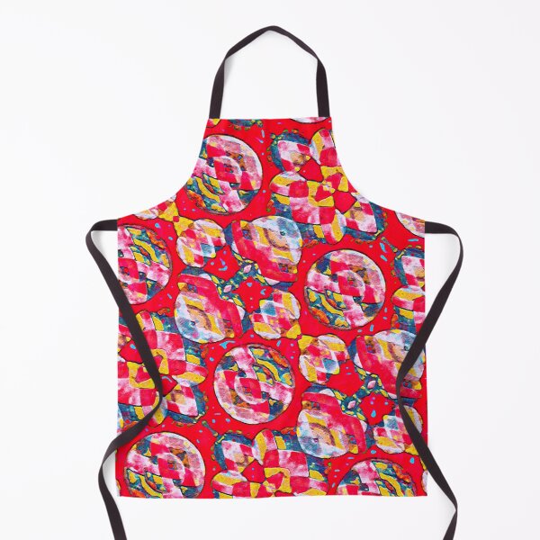 Item preview, Colorful Saturated and Vivid Abstract Shapes motif Background , Pattern in warm tones and shuare format designed and sold by Shifa19.