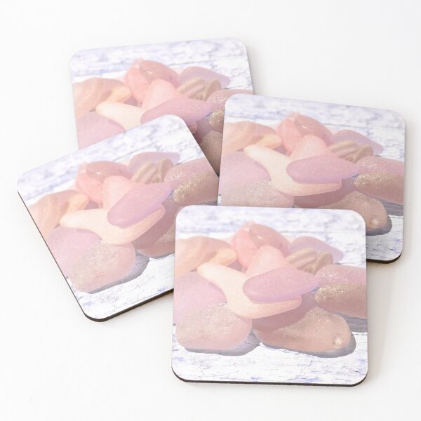 Item preview, Pale Coastal Décor Sea Glass Light Pink Beach Glass Pieces (Photo) 8 of 8 designed and sold by Beachy.