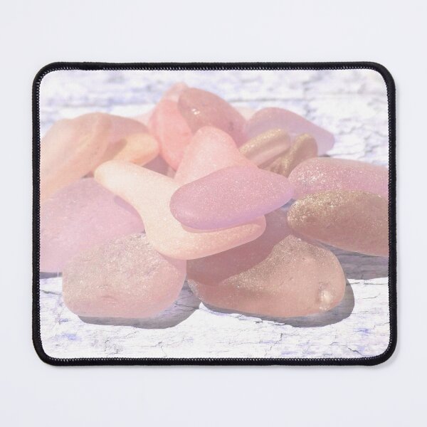 Item preview, Pale Coastal Décor Sea Glass Light Pink Beach Glass Pieces (Photo) 8 of 8 designed and sold by Beachy.