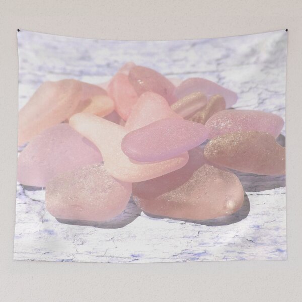 Item preview, Pale Coastal Décor Sea Glass Light Pink Beach Glass Pieces (Photo) 8 of 8 designed and sold by Beachy.