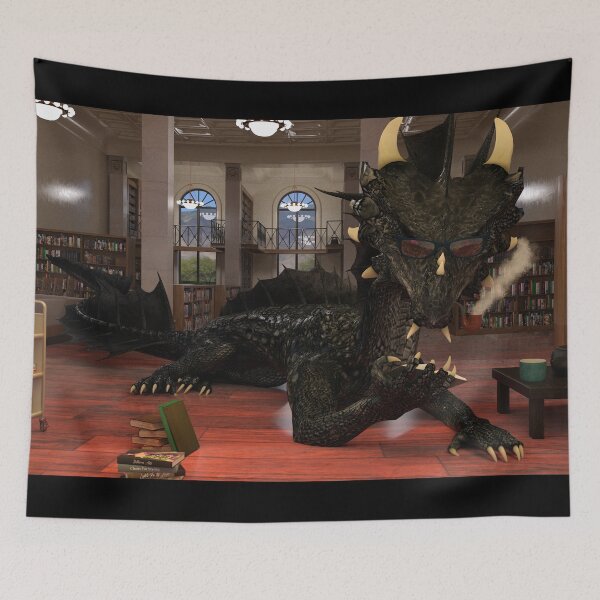 Item preview, Lair of the BookWyrm designed and sold by MasamunaArt.