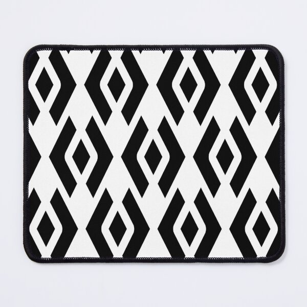 Item preview, Rhombus Arrow Black And White Pattern designed and sold by risingrocket.