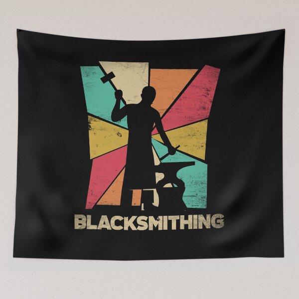 Item preview, Metalsmith Blacksmithing Forging Silhouette designed and sold by ShopTheStyle.