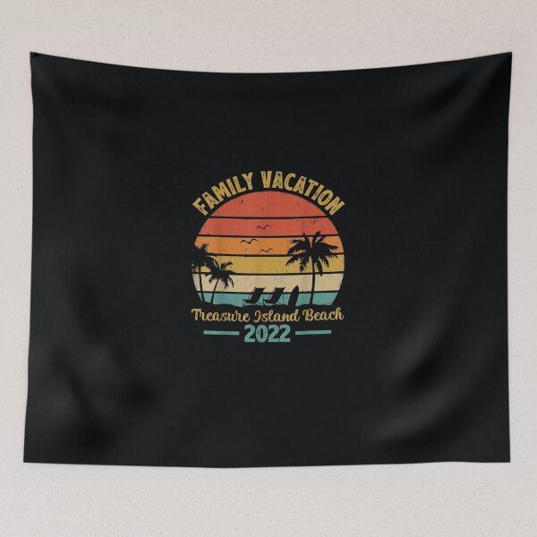 Item preview, Family Vacation 2022 Vintage Florida Treasure Island Beach designed and sold by DeannaMarks.