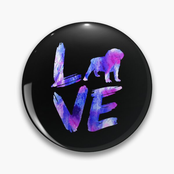 Item preview, Beabull Love Watercolor Design designed and sold by rafaeltto.