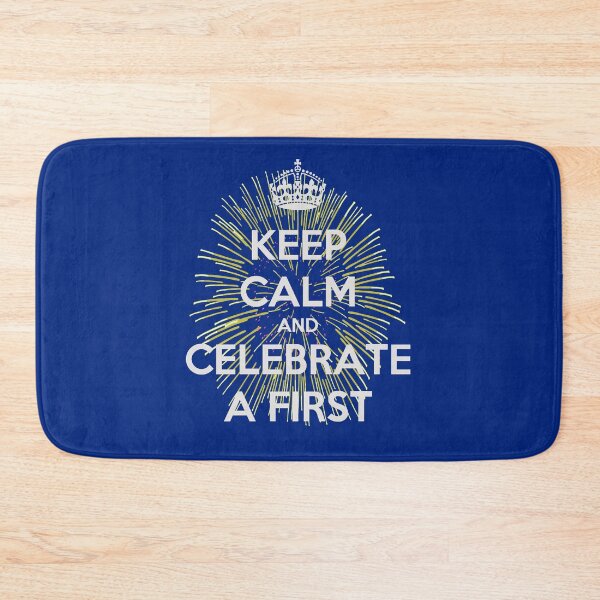 Item preview, Keep Calm And Celebrate A First With Firework Effect designed and sold by taiche.