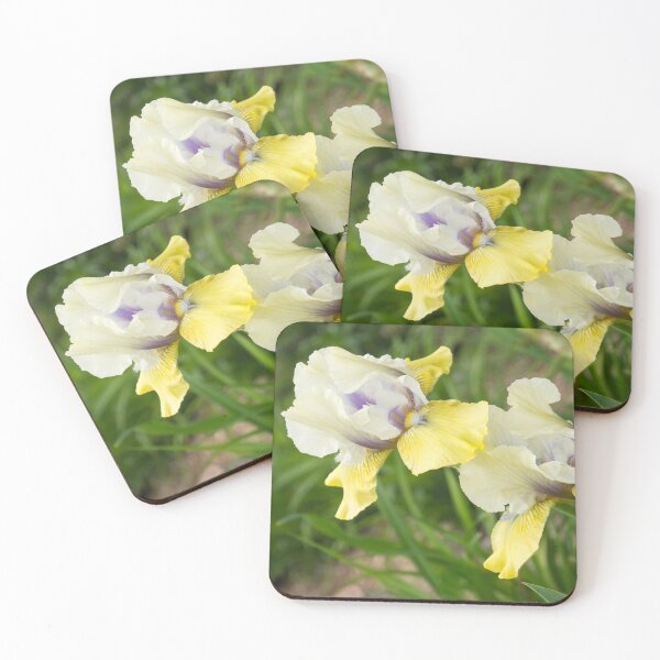 Item preview, Multicolored German Irises in Bloom - A Garden for Vincent Van Gogh designed and sold by Georgia Mizuleva.