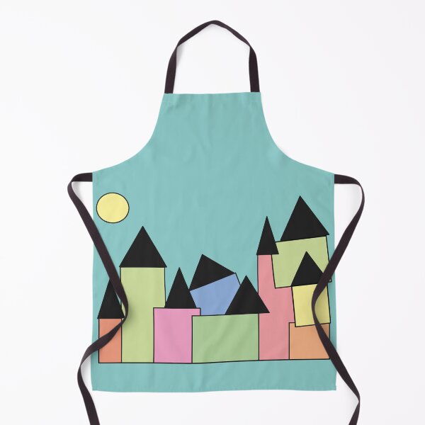 Item preview, pastel castle with sun designed and sold by Digitaal Atelier | Voluit.