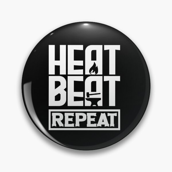 Item preview, Metalsmith Blacksmithing Forging Heat Beat Repeat Funny designed and sold by ShopTheStyle.