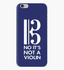 No It's Not A Violin - Alto Clef - Viola Gifts iPhone Case